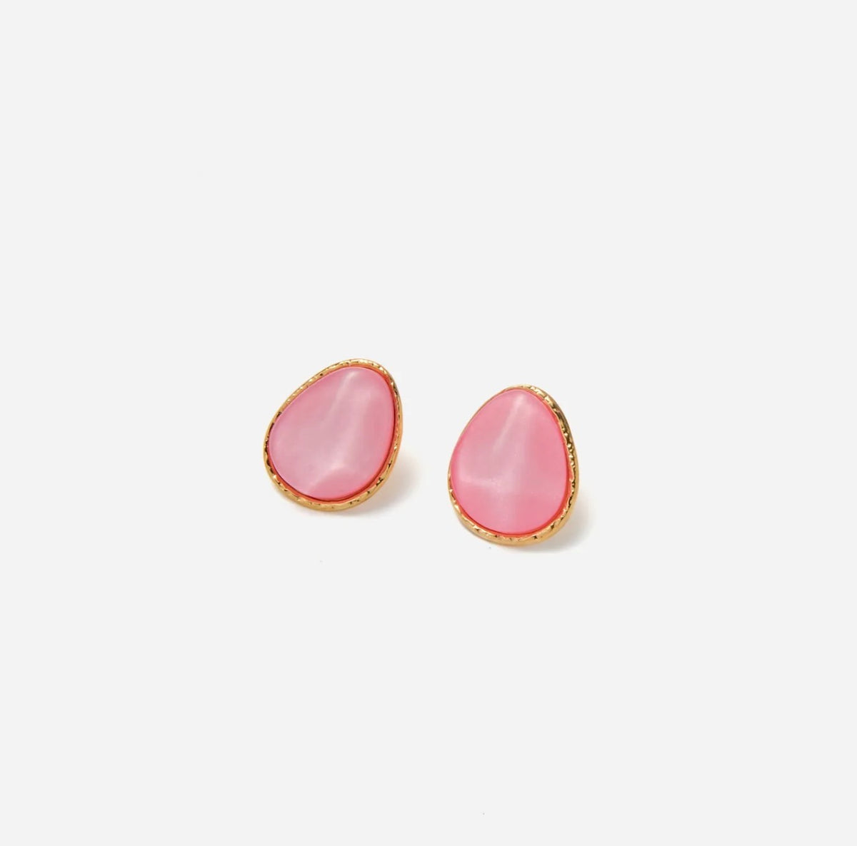 Boucles d'oreilles Aura rose