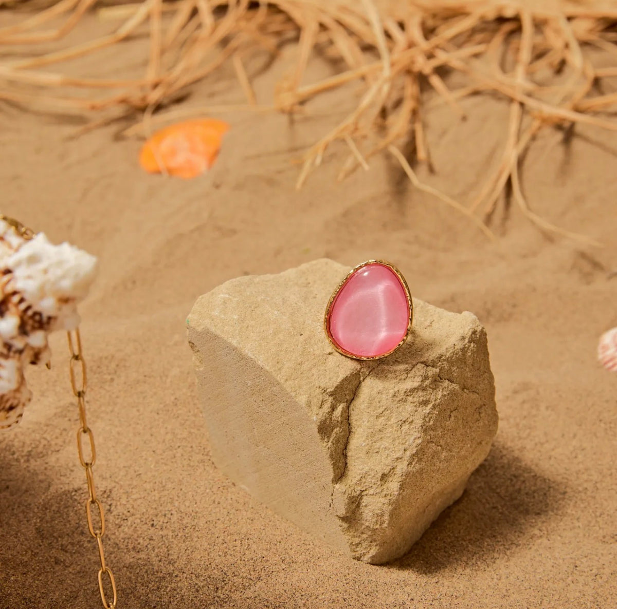 Bague Aura rose