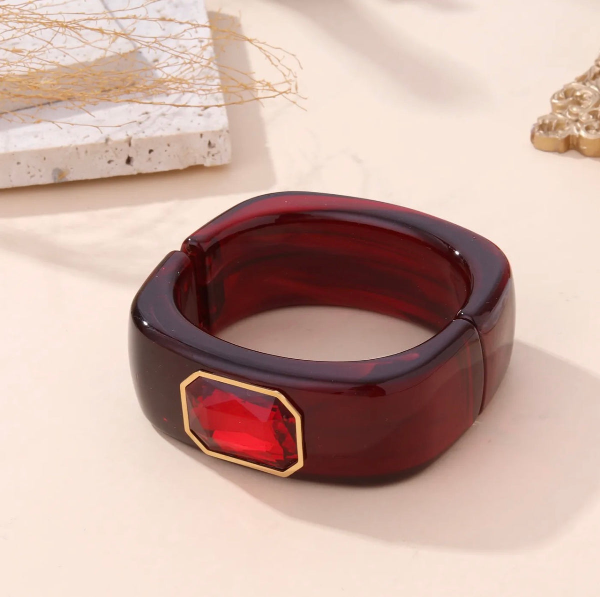Bracelet Louanne bordeaux
