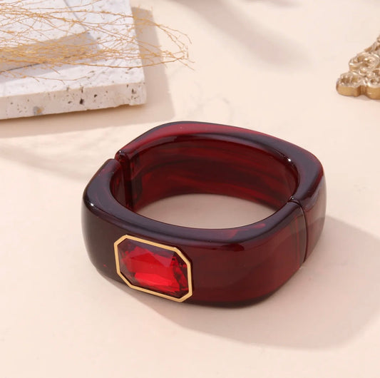 Bracelet Louanne bordeaux