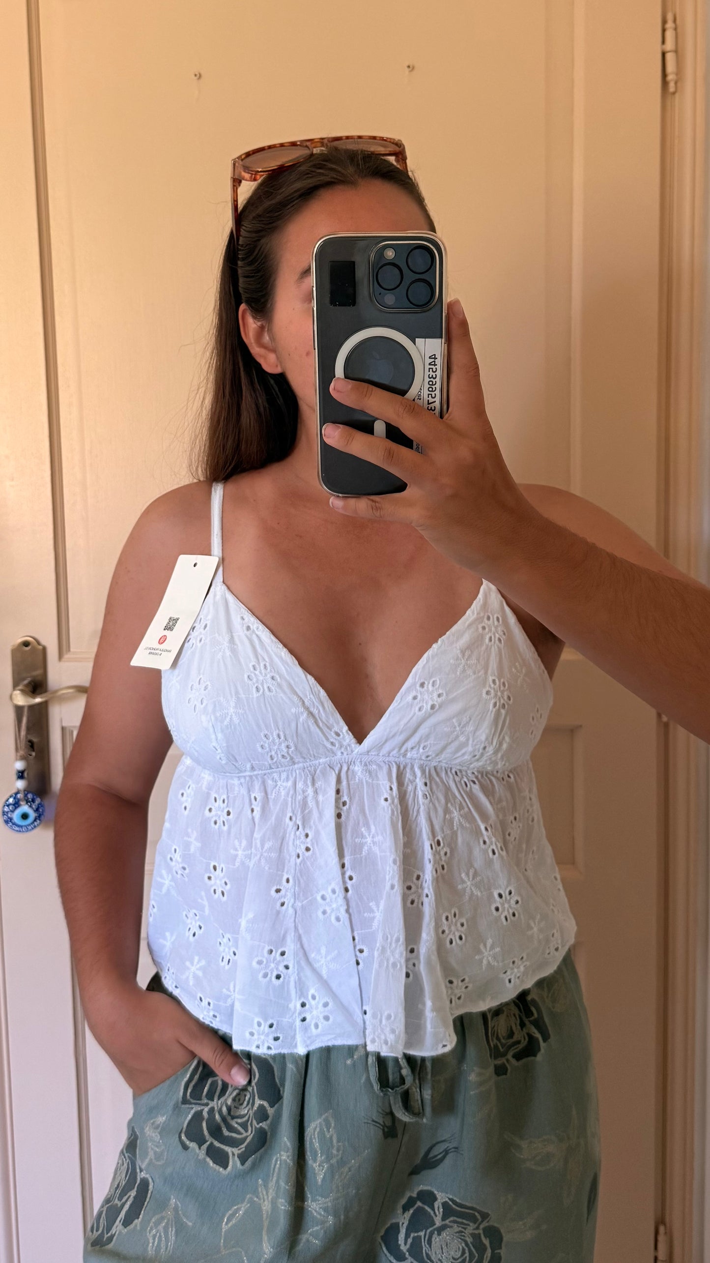 Top Flora blanc