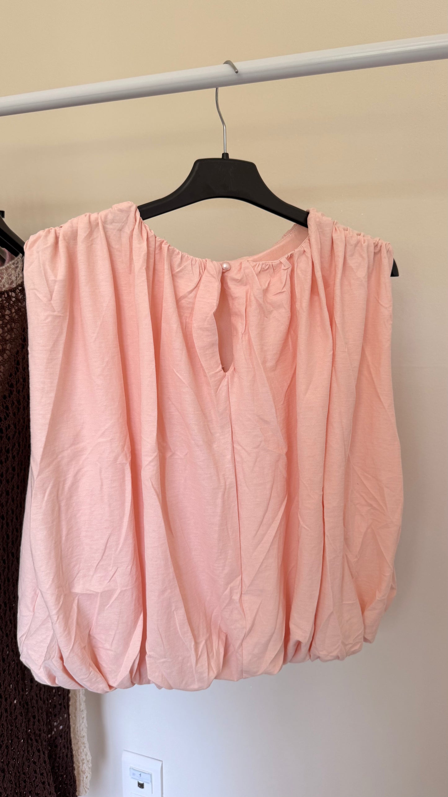 Top Romane rose poudré