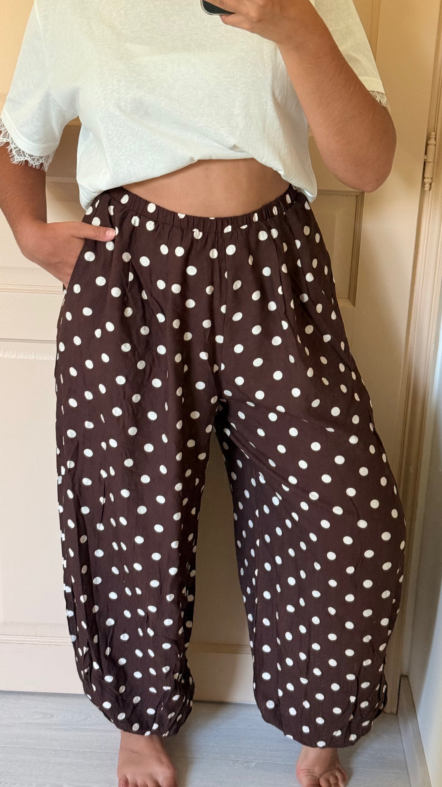 Pantalon pois
