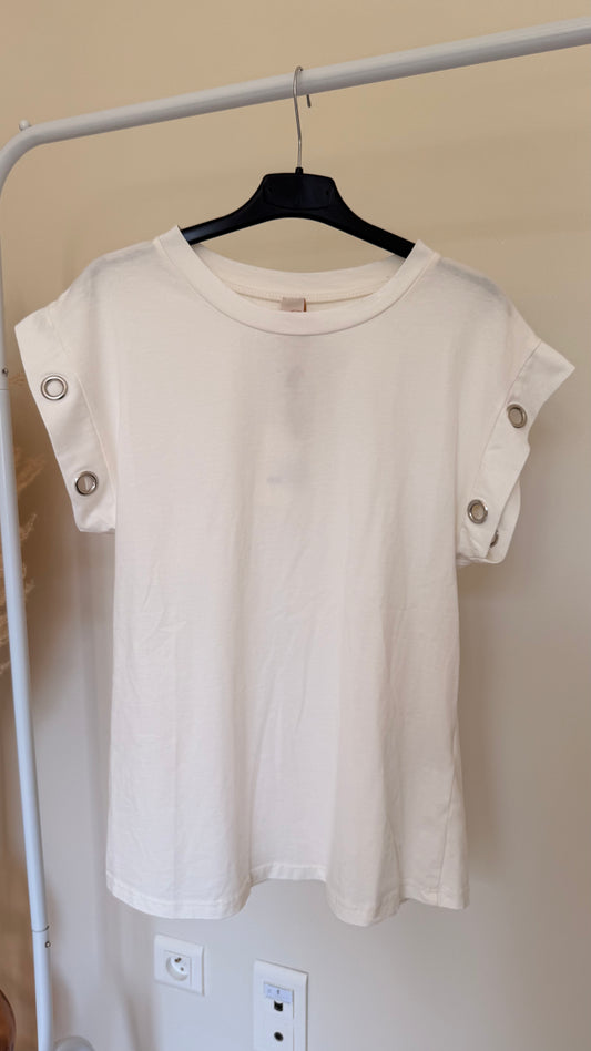 Teeshirt Cassie blanc