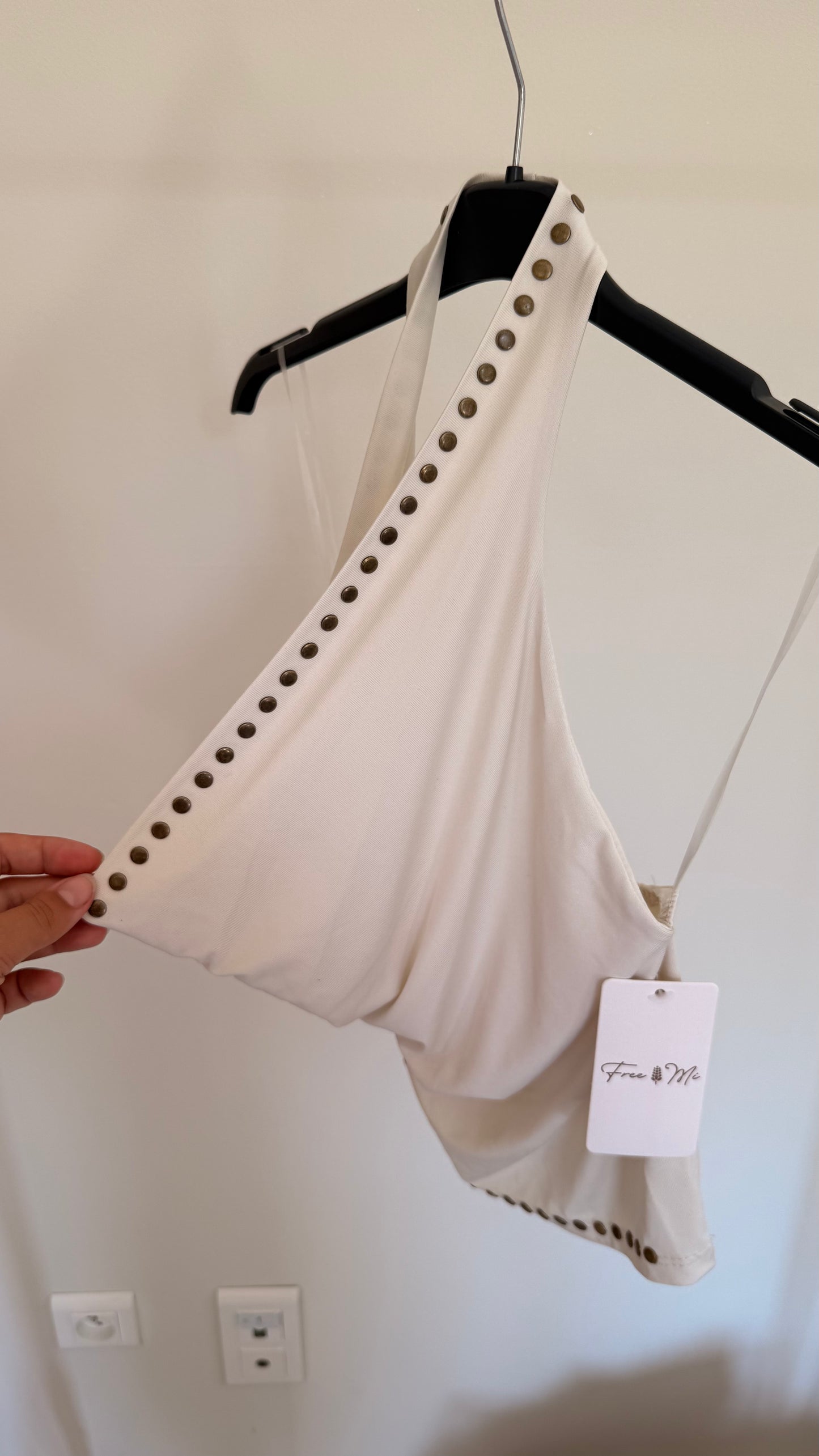 Top Eléa écru