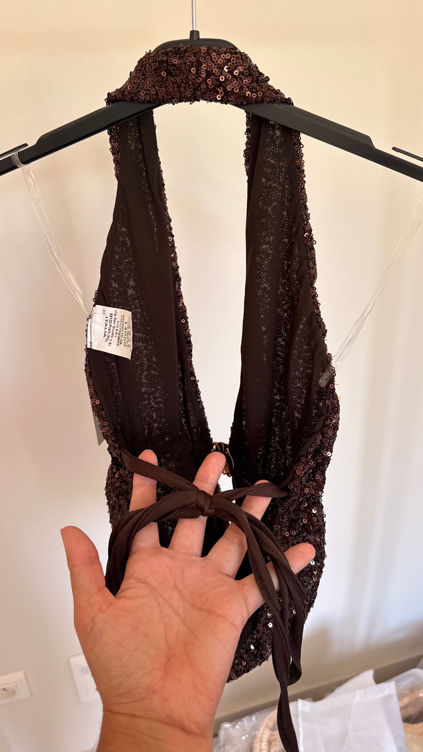 Top ariel marron