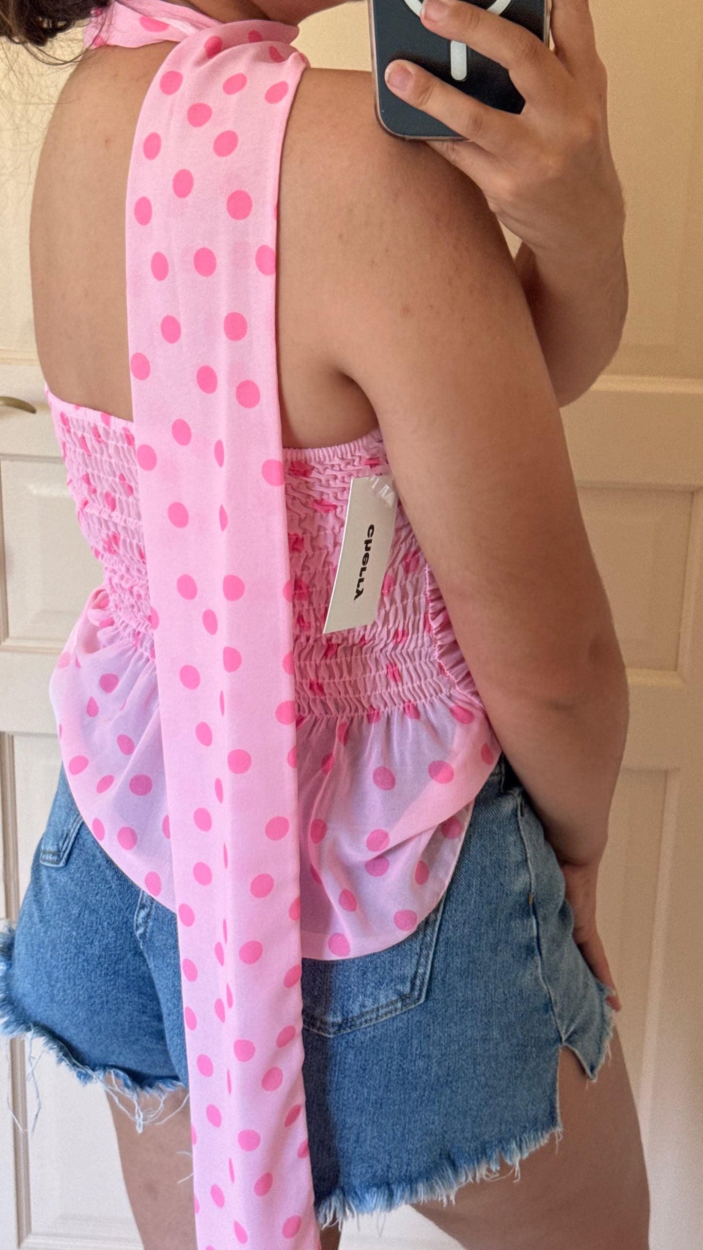 Top pois rose