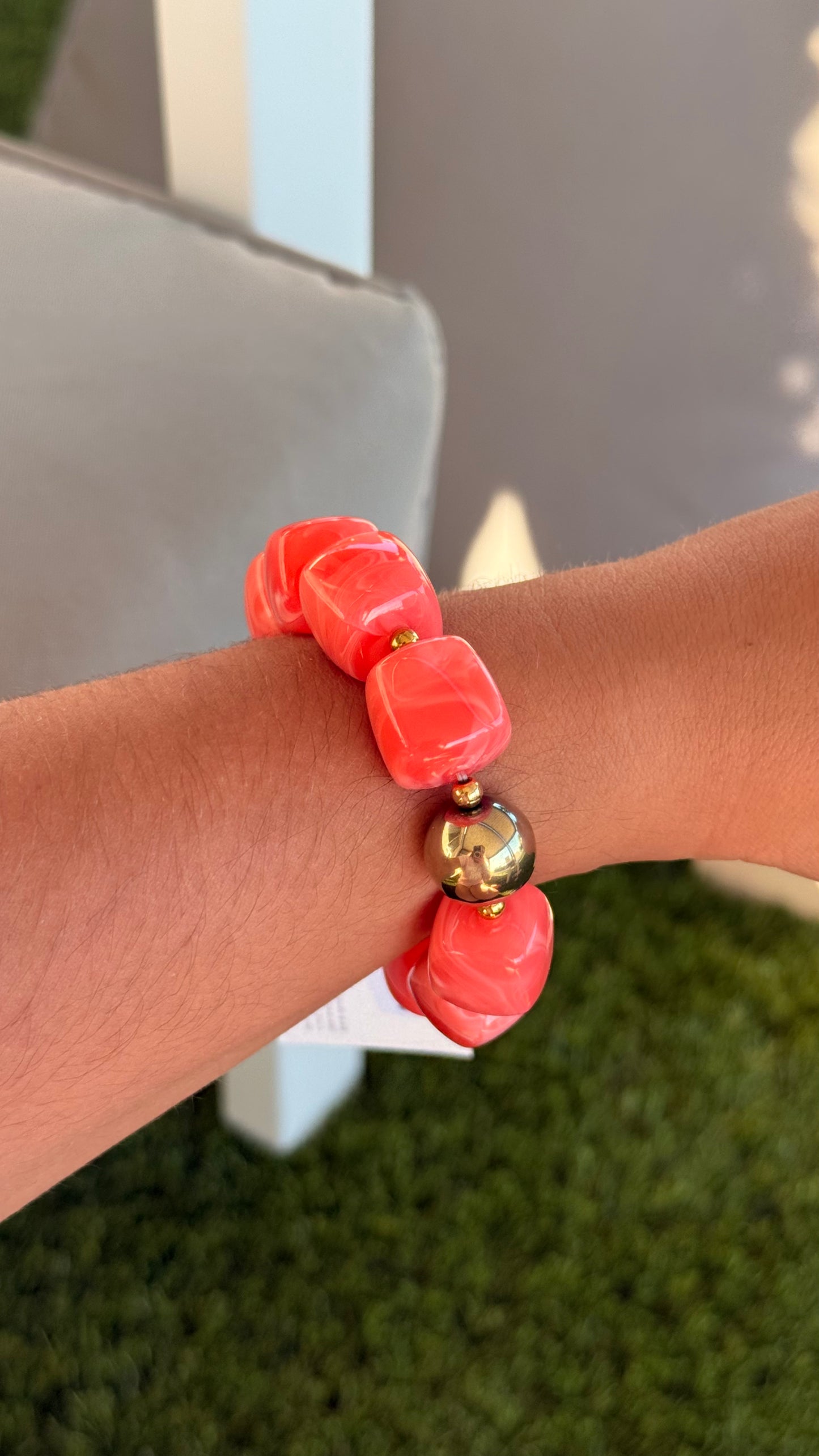 Bracelet lola saumon