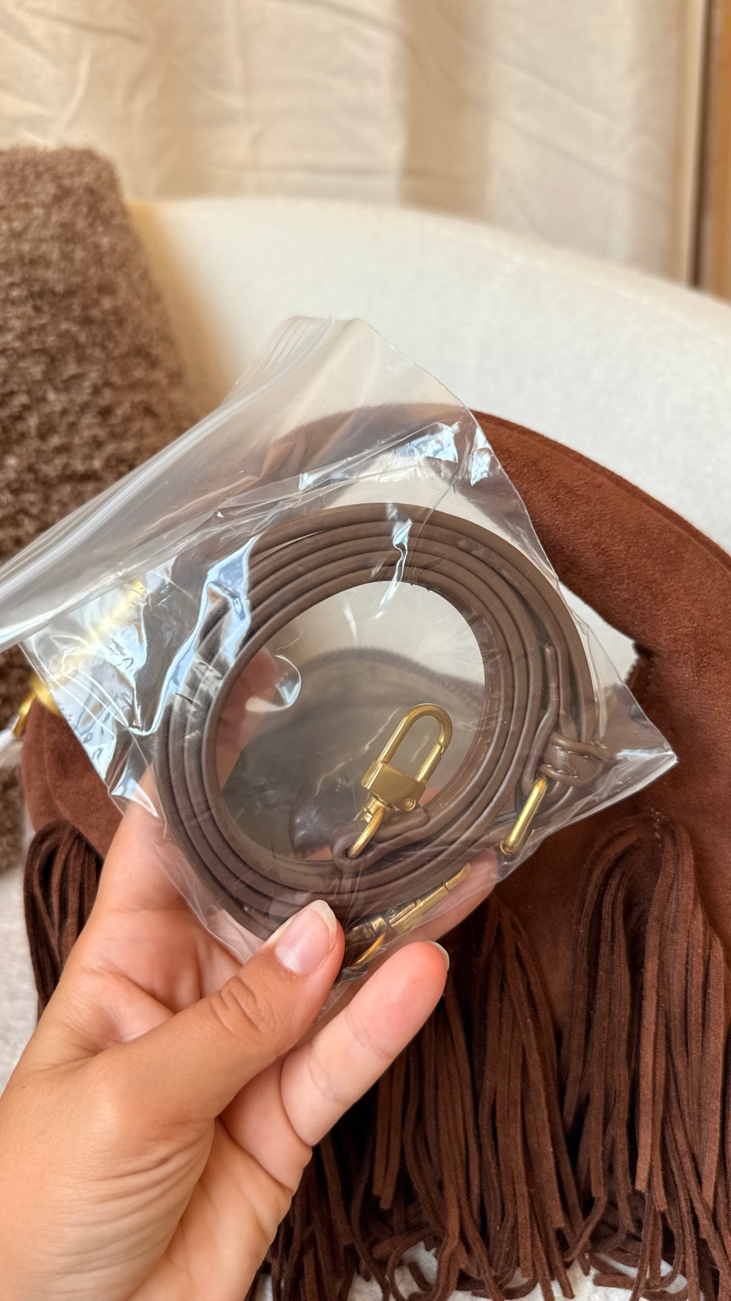 Sac Lana marron