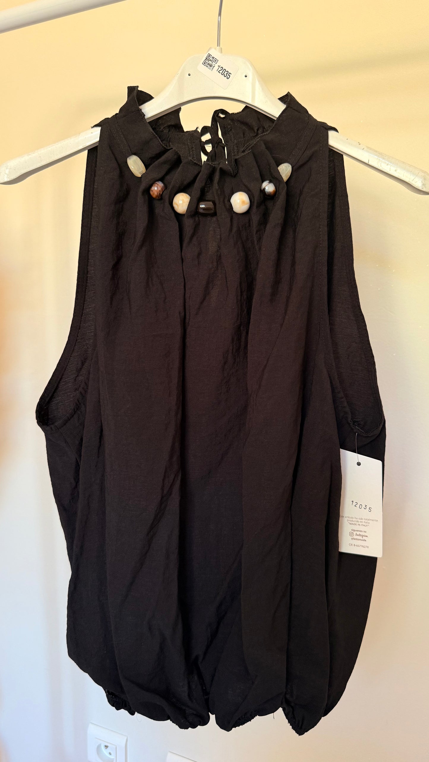 Top Perla noir