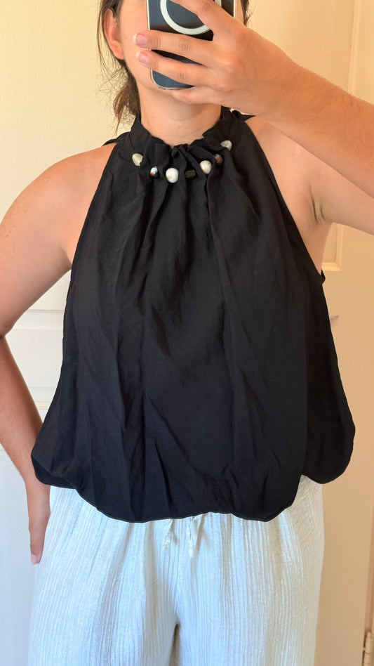 Top Perla noir