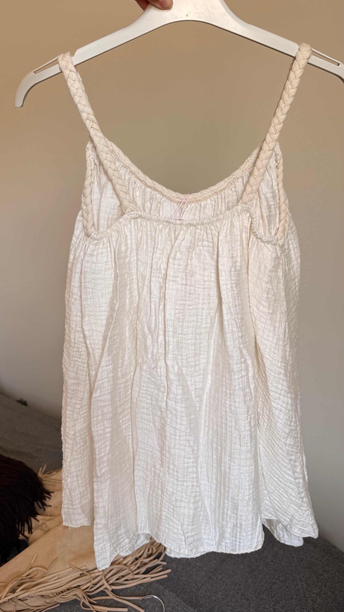 Top Léonie blanc