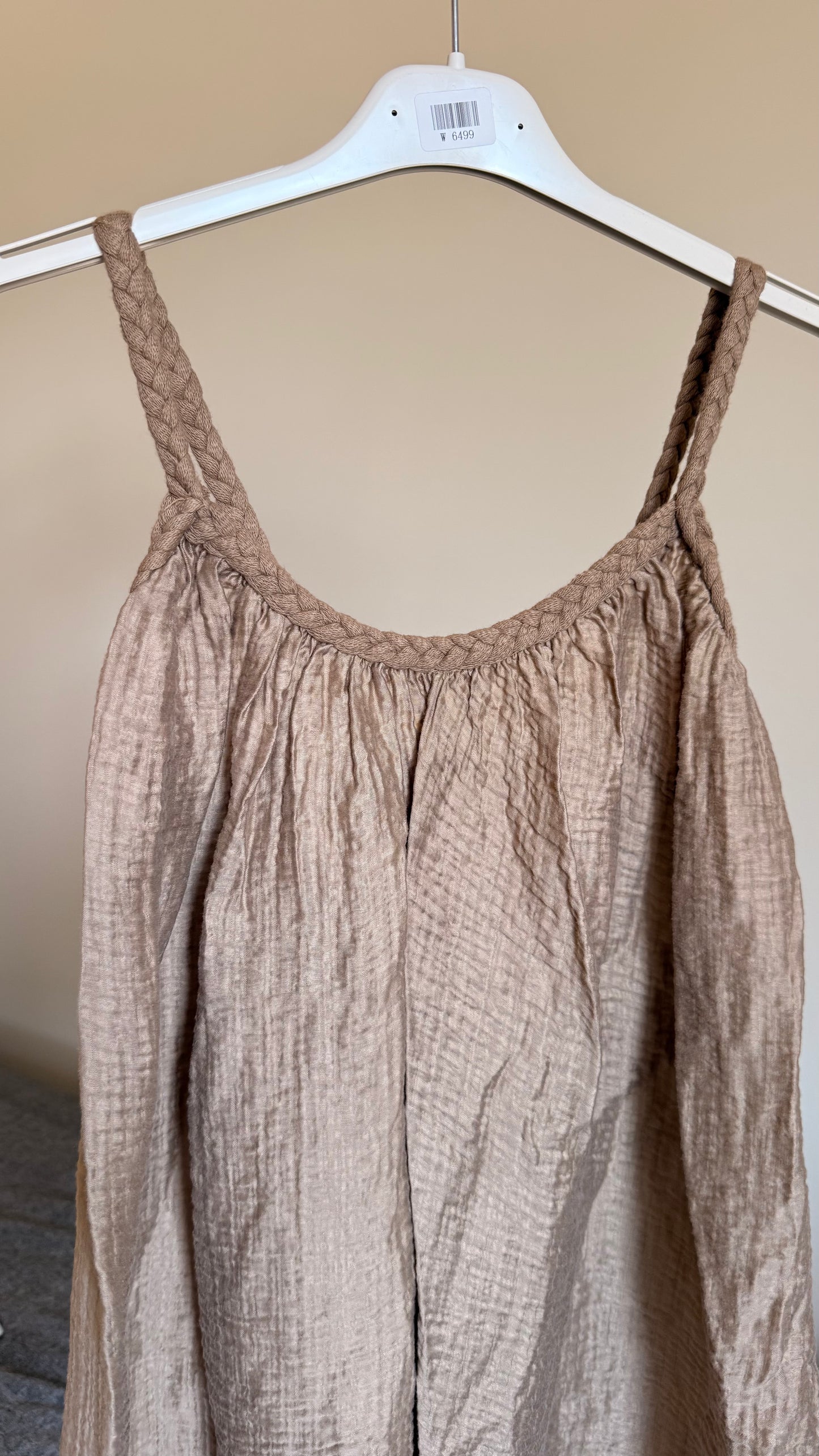 Top Léonie beige marroné