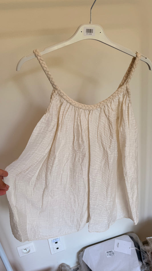Top Léonie blanc