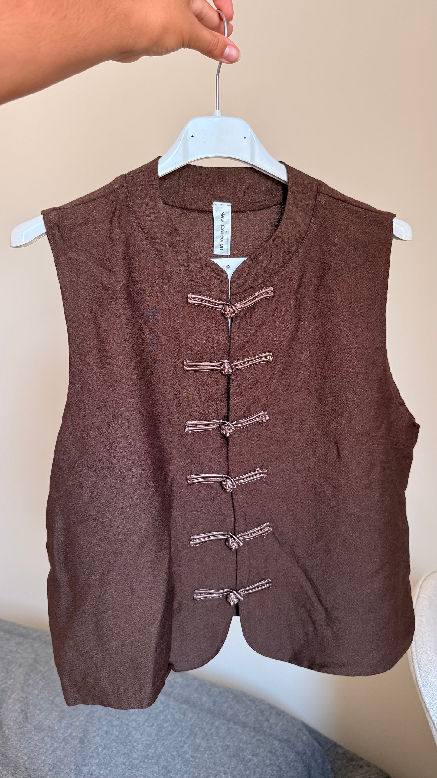 Top Napoléon marron