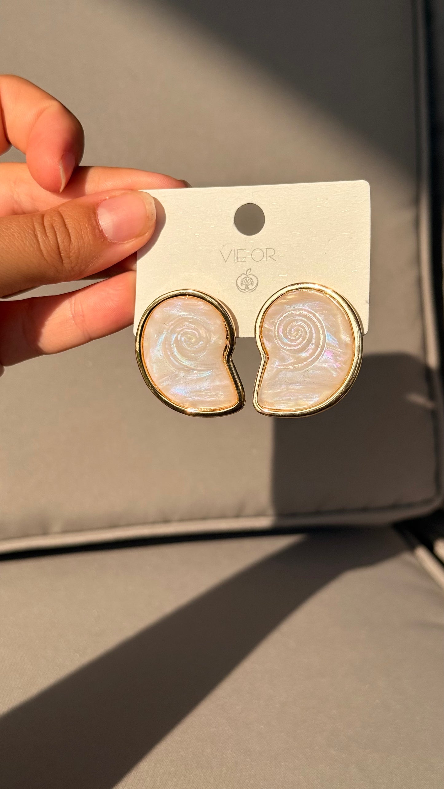Boucles d’oreilles coquillage