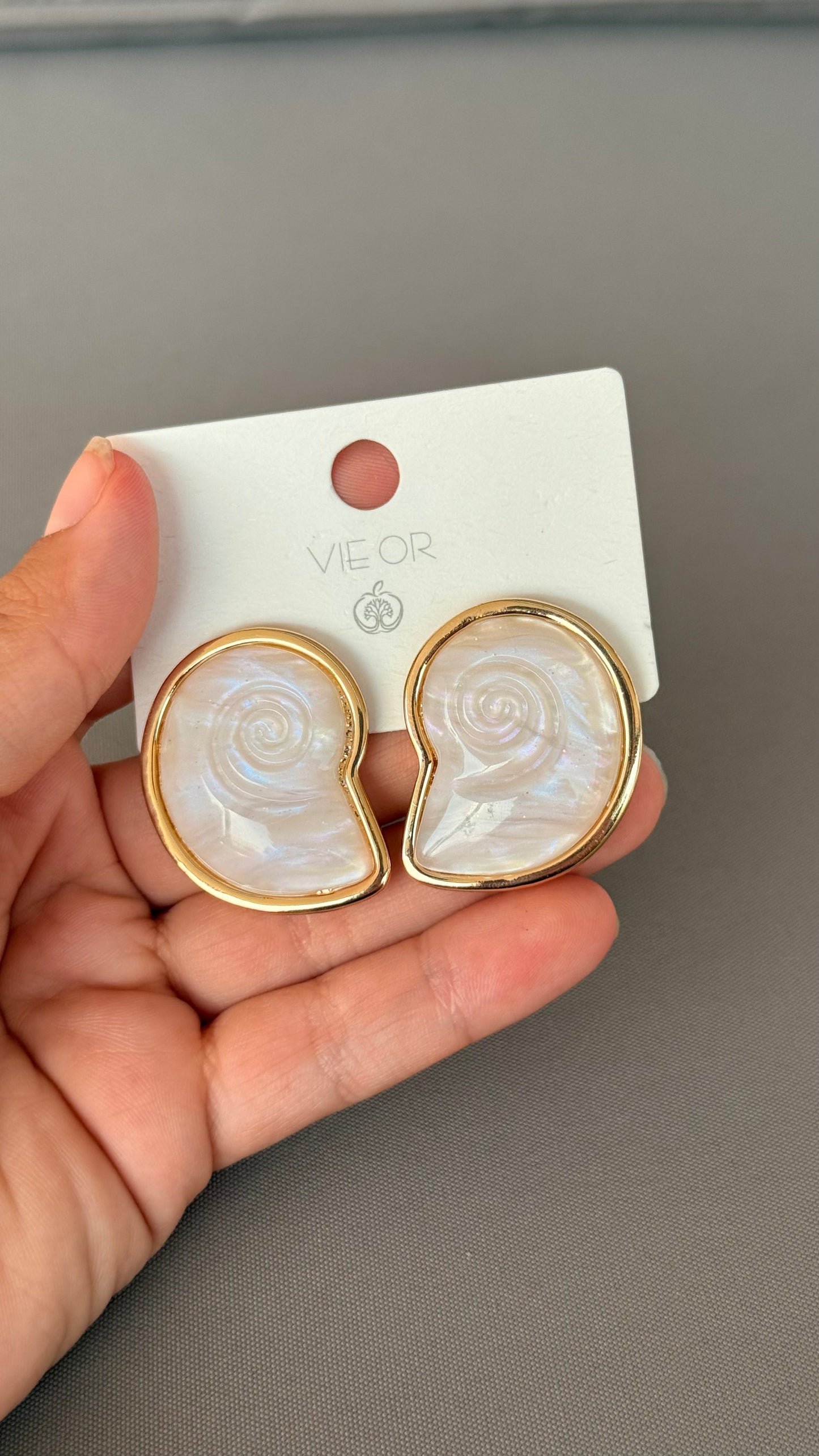 Boucles d’oreilles coquillage